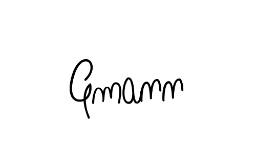 Make a beautiful signature design for name Gmann. With this signature (Angelique-Rose-font-FFP) style, you can create a handwritten signature for free. Gmann signature style 5 images and pictures png