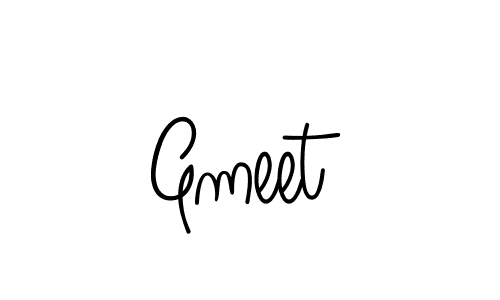 Design your own signature with our free online signature maker. With this signature software, you can create a handwritten (Angelique-Rose-font-FFP) signature for name Gmeet. Gmeet signature style 5 images and pictures png