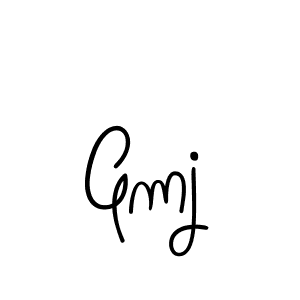 You should practise on your own different ways (Angelique-Rose-font-FFP) to write your name (Gmj) in signature. don't let someone else do it for you. Gmj signature style 5 images and pictures png