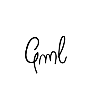 Make a beautiful signature design for name Gml. Use this online signature maker to create a handwritten signature for free. Gml signature style 5 images and pictures png