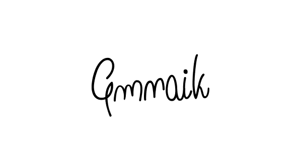 Design your own signature with our free online signature maker. With this signature software, you can create a handwritten (Angelique-Rose-font-FFP) signature for name Gmnaik. Gmnaik signature style 5 images and pictures png