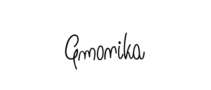 Once you've used our free online signature maker to create your best signature Angelique-Rose-font-FFP style, it's time to enjoy all of the benefits that Gmonika name signing documents. Gmonika signature style 5 images and pictures png