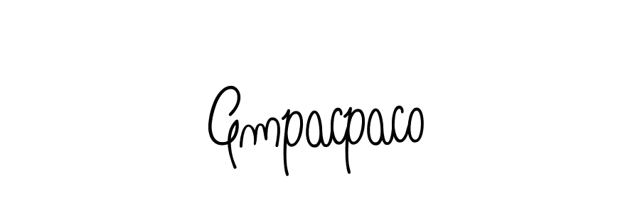 Make a short Gmpacpaco signature style. Manage your documents anywhere anytime using Angelique-Rose-font-FFP. Create and add eSignatures, submit forms, share and send files easily. Gmpacpaco signature style 5 images and pictures png
