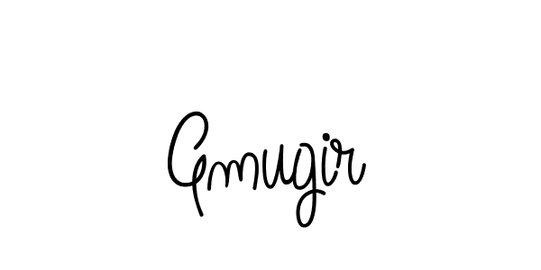 Create a beautiful signature design for name Gmugir. With this signature (Angelique-Rose-font-FFP) fonts, you can make a handwritten signature for free. Gmugir signature style 5 images and pictures png