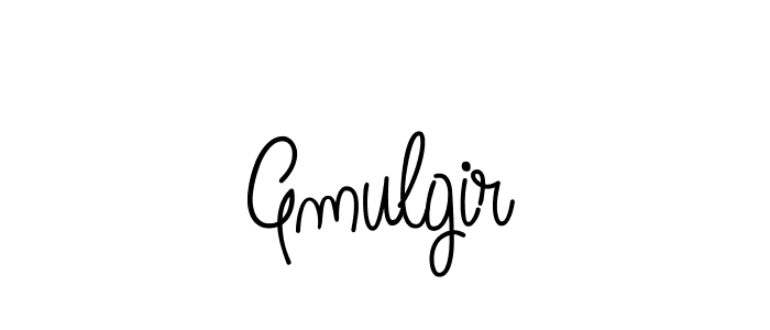 Use a signature maker to create a handwritten signature online. With this signature software, you can design (Angelique-Rose-font-FFP) your own signature for name Gmulgir. Gmulgir signature style 5 images and pictures png