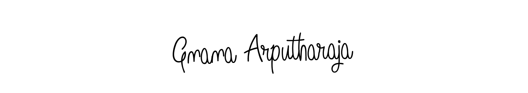 How to Draw Gnana Arputharaja signature style? Angelique-Rose-font-FFP is a latest design signature styles for name Gnana Arputharaja. Gnana Arputharaja signature style 5 images and pictures png