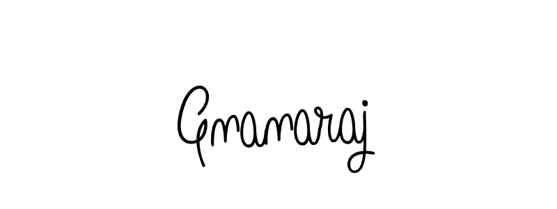 Use a signature maker to create a handwritten signature online. With this signature software, you can design (Angelique-Rose-font-FFP) your own signature for name Gnanaraj. Gnanaraj signature style 5 images and pictures png