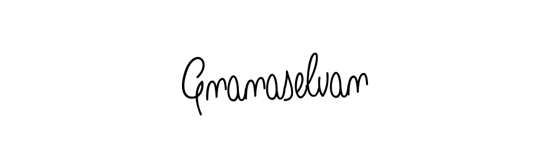 Make a beautiful signature design for name Gnanaselvan. With this signature (Angelique-Rose-font-FFP) style, you can create a handwritten signature for free. Gnanaselvan signature style 5 images and pictures png