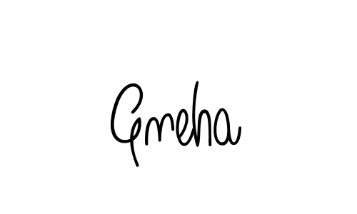 How to make Gneha signature? Angelique-Rose-font-FFP is a professional autograph style. Create handwritten signature for Gneha name. Gneha signature style 5 images and pictures png