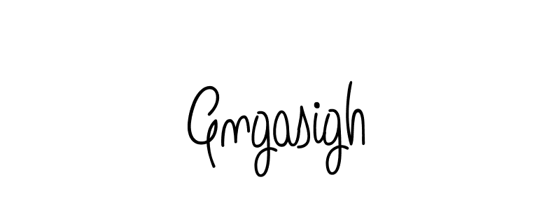How to Draw Gngasigh signature style? Angelique-Rose-font-FFP is a latest design signature styles for name Gngasigh. Gngasigh signature style 5 images and pictures png