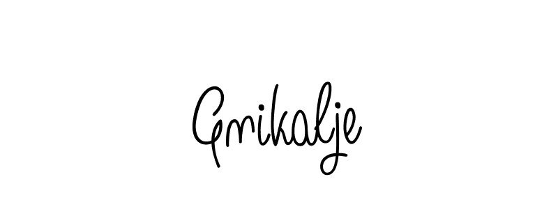 Similarly Angelique-Rose-font-FFP is the best handwritten signature design. Signature creator online .You can use it as an online autograph creator for name Gnikalje. Gnikalje signature style 5 images and pictures png
