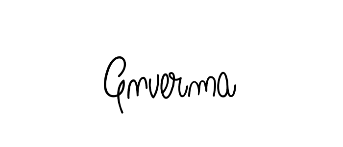 The best way (Angelique-Rose-font-FFP) to make a short signature is to pick only two or three words in your name. The name Gnverma include a total of six letters. For converting this name. Gnverma signature style 5 images and pictures png