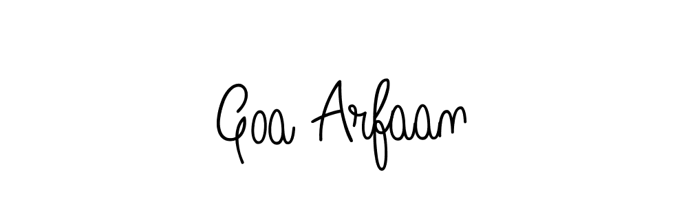 It looks lik you need a new signature style for name Goa Arfaan. Design unique handwritten (Angelique-Rose-font-FFP) signature with our free signature maker in just a few clicks. Goa Arfaan signature style 5 images and pictures png