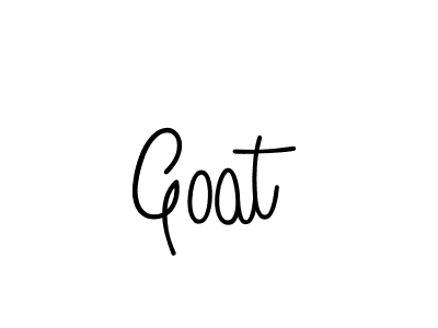Design your own signature with our free online signature maker. With this signature software, you can create a handwritten (Angelique-Rose-font-FFP) signature for name Goat. Goat signature style 5 images and pictures png
