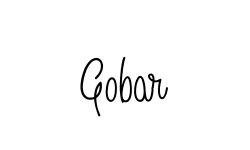 Create a beautiful signature design for name Gobar. With this signature (Angelique-Rose-font-FFP) fonts, you can make a handwritten signature for free. Gobar signature style 5 images and pictures png