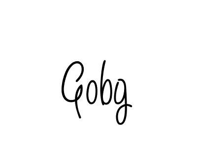 Gobg stylish signature style. Best Handwritten Sign (Angelique-Rose-font-FFP) for my name. Handwritten Signature Collection Ideas for my name Gobg. Gobg signature style 5 images and pictures png