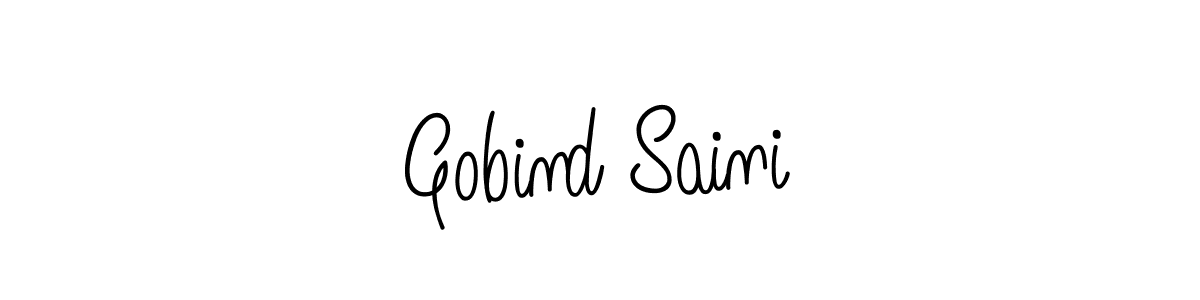 Best and Professional Signature Style for Gobind Saini. Angelique-Rose-font-FFP Best Signature Style Collection. Gobind Saini signature style 5 images and pictures png