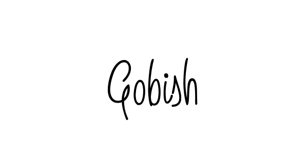 Best and Professional Signature Style for Gobish. Angelique-Rose-font-FFP Best Signature Style Collection. Gobish signature style 5 images and pictures png