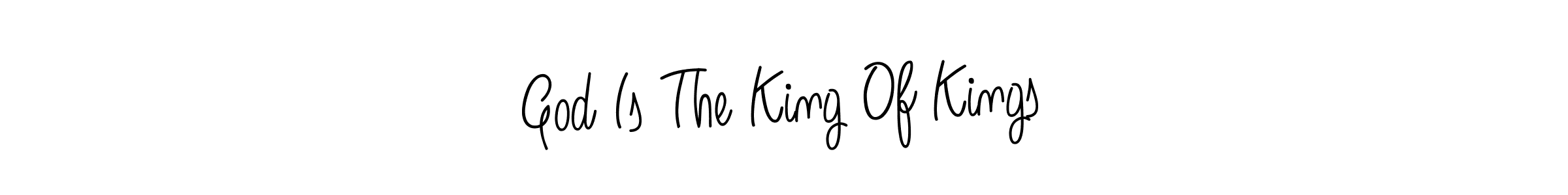 Create a beautiful signature design for name God Is The King Of Kings. With this signature (Angelique-Rose-font-FFP) fonts, you can make a handwritten signature for free. God Is The King Of Kings signature style 5 images and pictures png