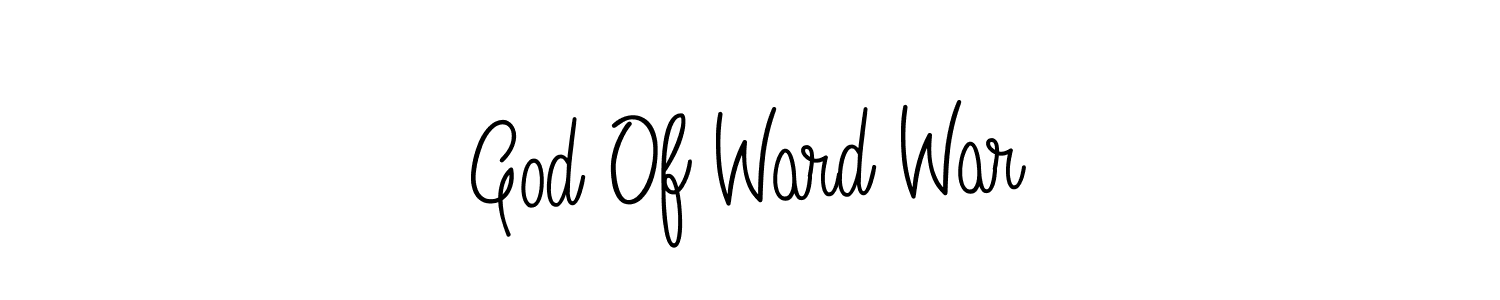 The best way (Angelique-Rose-font-FFP) to make a short signature is to pick only two or three words in your name. The name God Of Ward War include a total of six letters. For converting this name. God Of Ward War signature style 5 images and pictures png