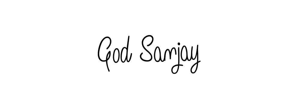 Also we have God Sanjay name is the best signature style. Create professional handwritten signature collection using Angelique-Rose-font-FFP autograph style. God Sanjay signature style 5 images and pictures png