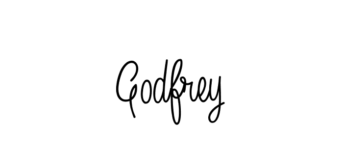 Design your own signature with our free online signature maker. With this signature software, you can create a handwritten (Angelique-Rose-font-FFP) signature for name Godfrey. Godfrey signature style 5 images and pictures png