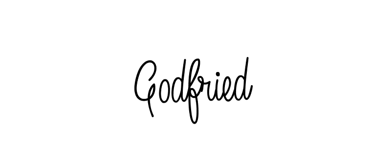 Use a signature maker to create a handwritten signature online. With this signature software, you can design (Angelique-Rose-font-FFP) your own signature for name Godfried. Godfried signature style 5 images and pictures png