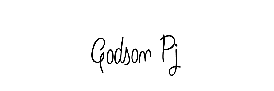 You should practise on your own different ways (Angelique-Rose-font-FFP) to write your name (Godson Pj) in signature. don't let someone else do it for you. Godson Pj signature style 5 images and pictures png