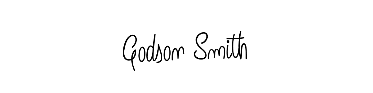 How to Draw Godson Smith signature style? Angelique-Rose-font-FFP is a latest design signature styles for name Godson Smith. Godson Smith signature style 5 images and pictures png