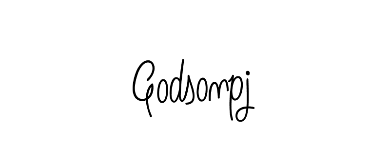 How to Draw Godsonpj signature style? Angelique-Rose-font-FFP is a latest design signature styles for name Godsonpj. Godsonpj signature style 5 images and pictures png