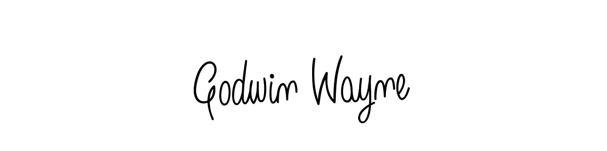 Godwin Wayne stylish signature style. Best Handwritten Sign (Angelique-Rose-font-FFP) for my name. Handwritten Signature Collection Ideas for my name Godwin Wayne. Godwin Wayne signature style 5 images and pictures png