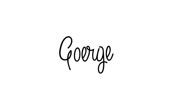 How to make Goerge name signature. Use Angelique-Rose-font-FFP style for creating short signs online. This is the latest handwritten sign. Goerge signature style 5 images and pictures png