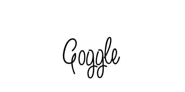 Design your own signature with our free online signature maker. With this signature software, you can create a handwritten (Angelique-Rose-font-FFP) signature for name Goggle. Goggle signature style 5 images and pictures png