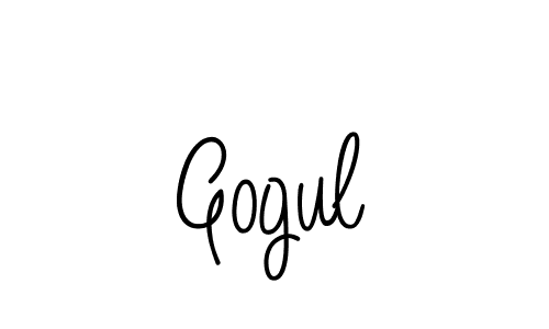 How to make Gogul name signature. Use Angelique-Rose-font-FFP style for creating short signs online. This is the latest handwritten sign. Gogul signature style 5 images and pictures png