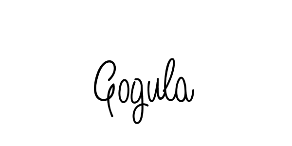 Gogula stylish signature style. Best Handwritten Sign (Angelique-Rose-font-FFP) for my name. Handwritten Signature Collection Ideas for my name Gogula. Gogula signature style 5 images and pictures png