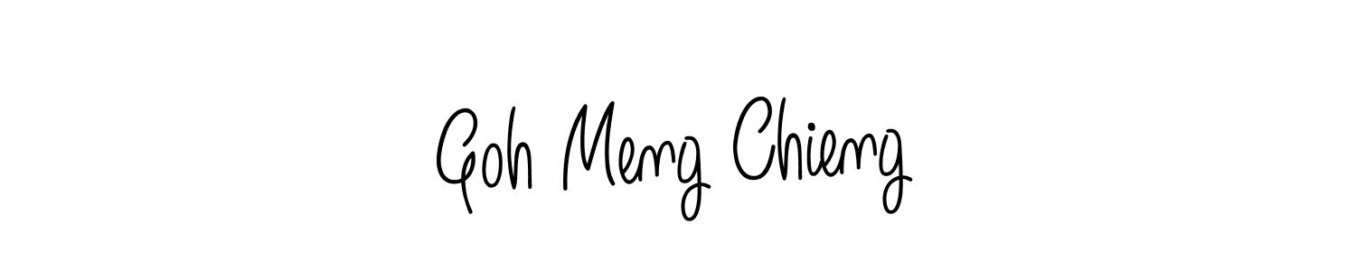 Make a beautiful signature design for name Goh Meng Chieng. With this signature (Angelique-Rose-font-FFP) style, you can create a handwritten signature for free. Goh Meng Chieng signature style 5 images and pictures png