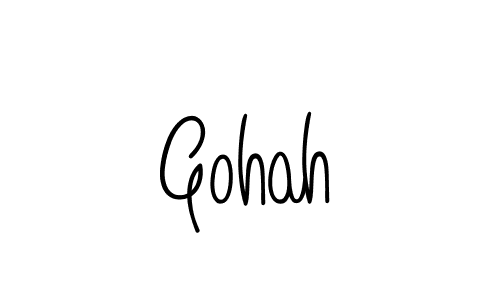 Also we have Gohah name is the best signature style. Create professional handwritten signature collection using Angelique-Rose-font-FFP autograph style. Gohah signature style 5 images and pictures png