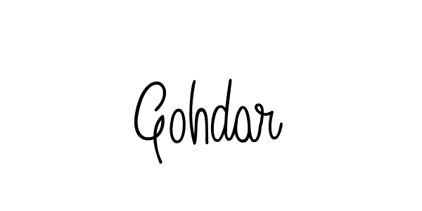 How to Draw Gohdar signature style? Angelique-Rose-font-FFP is a latest design signature styles for name Gohdar. Gohdar signature style 5 images and pictures png