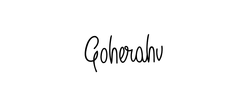 You can use this online signature creator to create a handwritten signature for the name Goherahv. This is the best online autograph maker. Goherahv signature style 5 images and pictures png