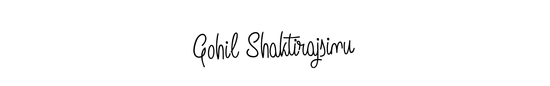 Make a beautiful signature design for name Gohil Shaktirajsinu. Use this online signature maker to create a handwritten signature for free. Gohil Shaktirajsinu signature style 5 images and pictures png