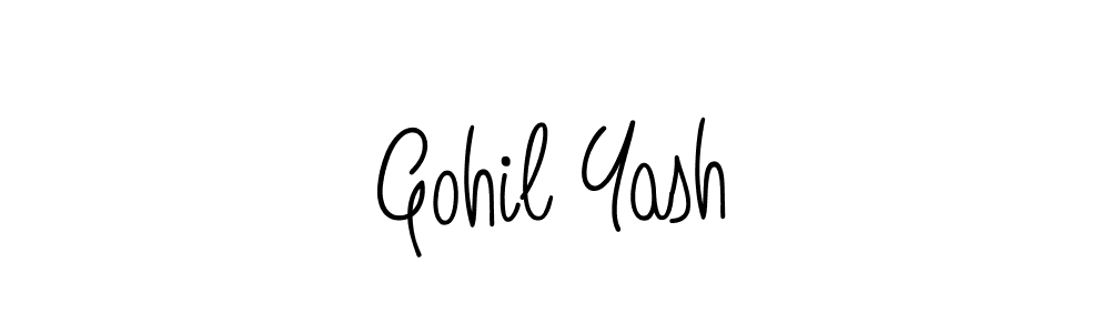 Make a beautiful signature design for name Gohil Yash. Use this online signature maker to create a handwritten signature for free. Gohil Yash signature style 5 images and pictures png