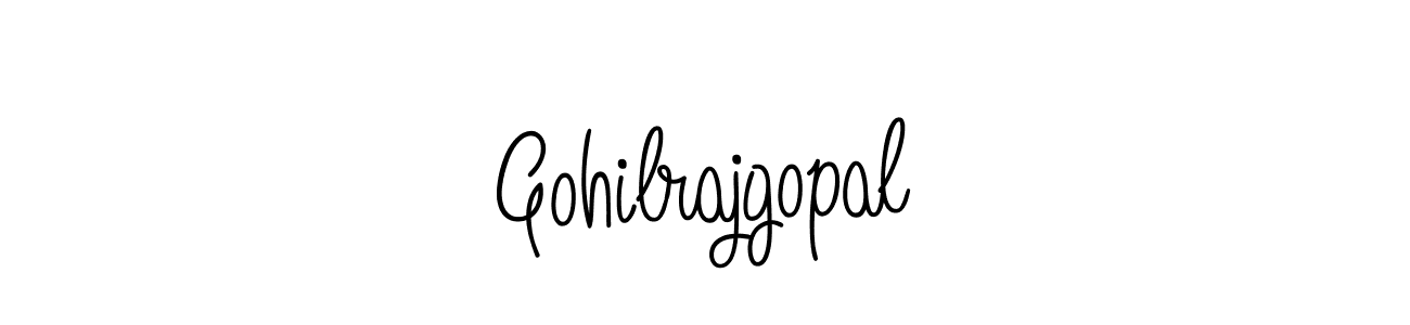 Make a beautiful signature design for name Gohilrajgopal. With this signature (Angelique-Rose-font-FFP) style, you can create a handwritten signature for free. Gohilrajgopal signature style 5 images and pictures png
