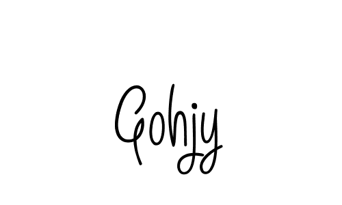Also we have Gohjy name is the best signature style. Create professional handwritten signature collection using Angelique-Rose-font-FFP autograph style. Gohjy signature style 5 images and pictures png