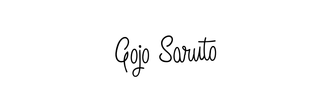 Make a beautiful signature design for name Gojo Saruto. With this signature (Angelique-Rose-font-FFP) style, you can create a handwritten signature for free. Gojo Saruto signature style 5 images and pictures png