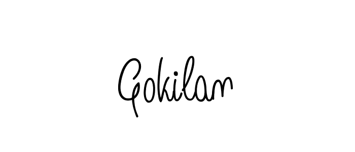See photos of Gokilan official signature by Spectra . Check more albums & portfolios. Read reviews & check more about Angelique-Rose-font-FFP font. Gokilan signature style 5 images and pictures png