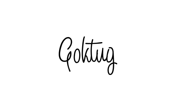 The best way (Angelique-Rose-font-FFP) to make a short signature is to pick only two or three words in your name. The name Goktug include a total of six letters. For converting this name. Goktug signature style 5 images and pictures png