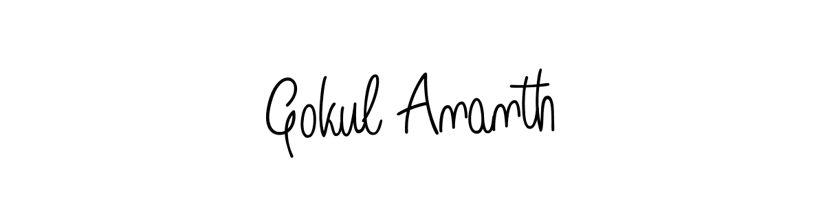 Similarly Angelique-Rose-font-FFP is the best handwritten signature design. Signature creator online .You can use it as an online autograph creator for name Gokul Ananth. Gokul Ananth signature style 5 images and pictures png