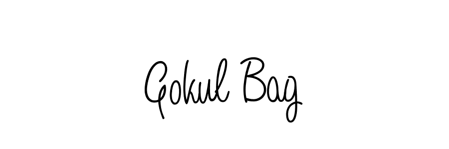 Also You can easily find your signature by using the search form. We will create Gokul Bag name handwritten signature images for you free of cost using Angelique-Rose-font-FFP sign style. Gokul Bag signature style 5 images and pictures png