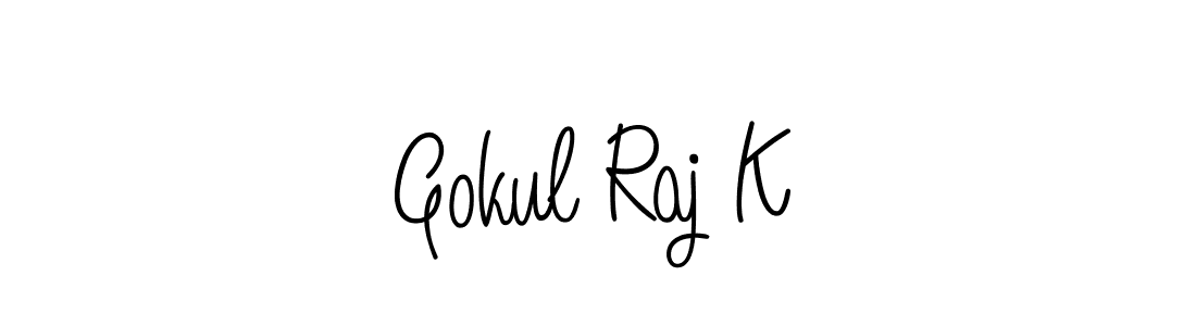 Similarly Angelique-Rose-font-FFP is the best handwritten signature design. Signature creator online .You can use it as an online autograph creator for name Gokul Raj K. Gokul Raj K signature style 5 images and pictures png