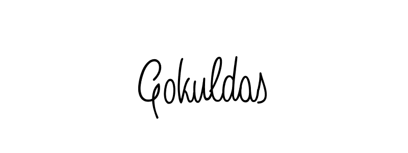 Make a short Gokuldas signature style. Manage your documents anywhere anytime using Angelique-Rose-font-FFP. Create and add eSignatures, submit forms, share and send files easily. Gokuldas signature style 5 images and pictures png